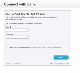 Connect with Bank